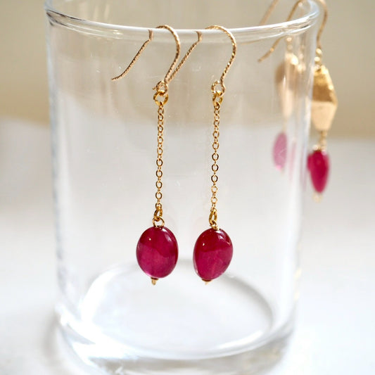 dropped large ruby pierce