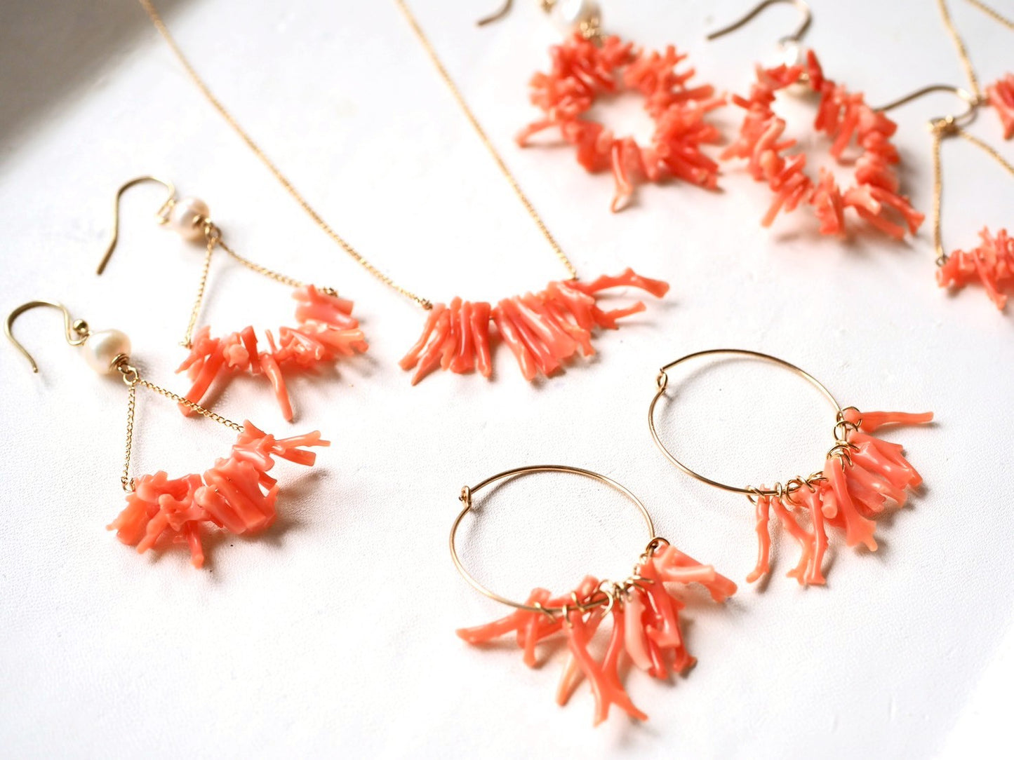 coral necklace