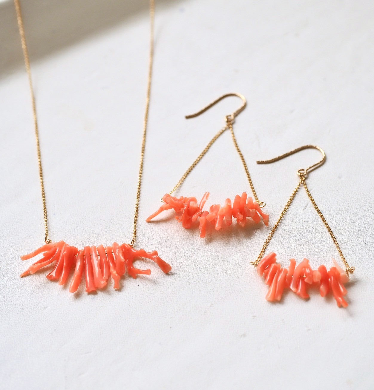 coral necklace