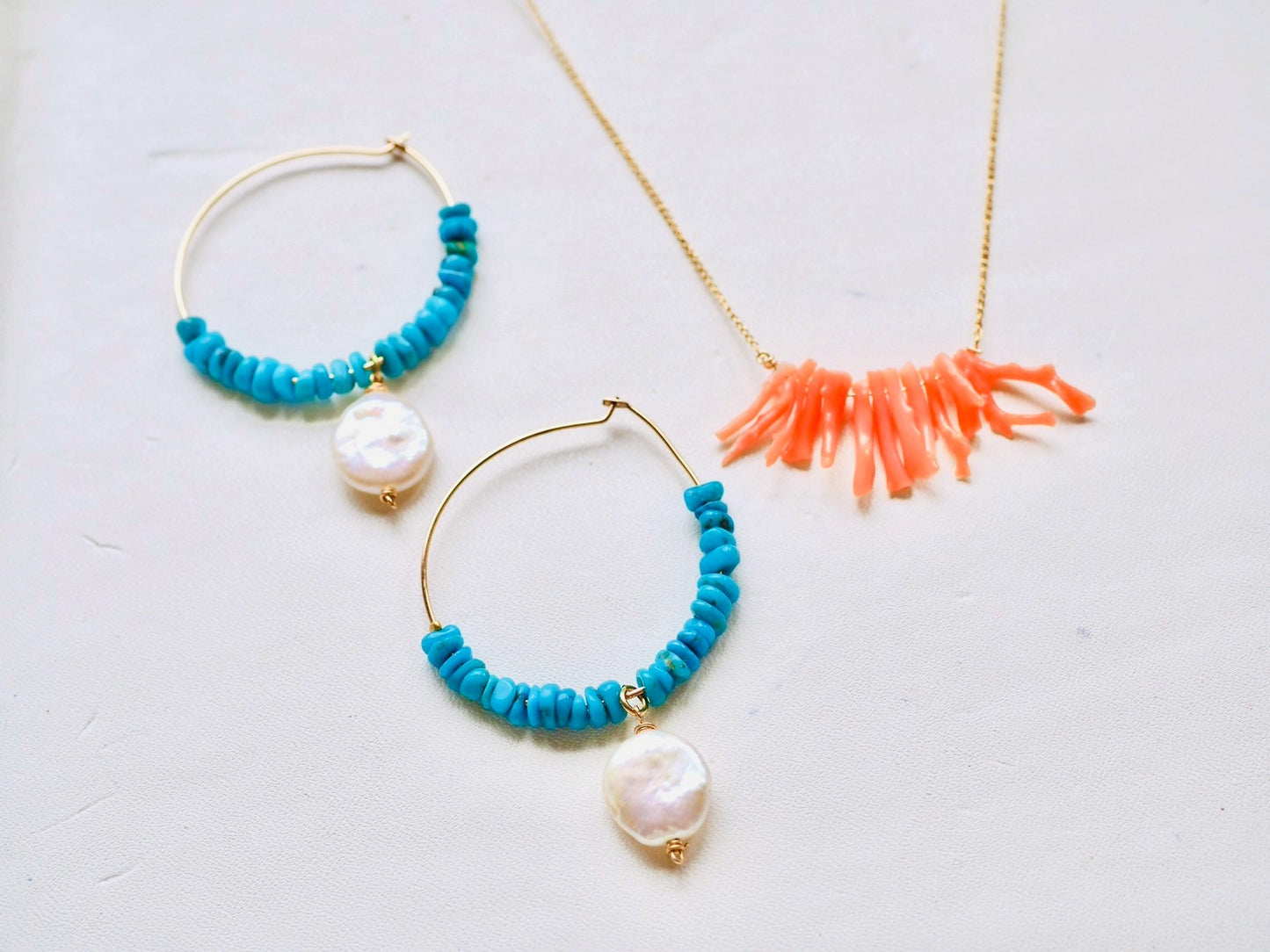 coral necklace