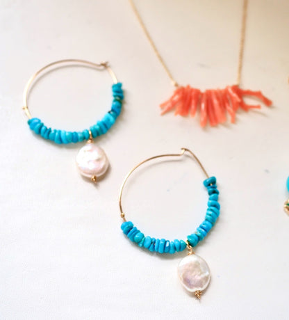 coral necklace