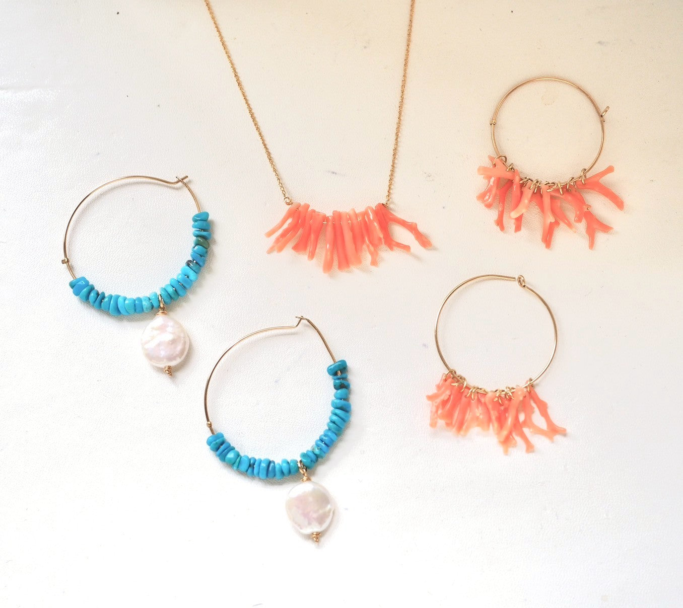 coral necklace